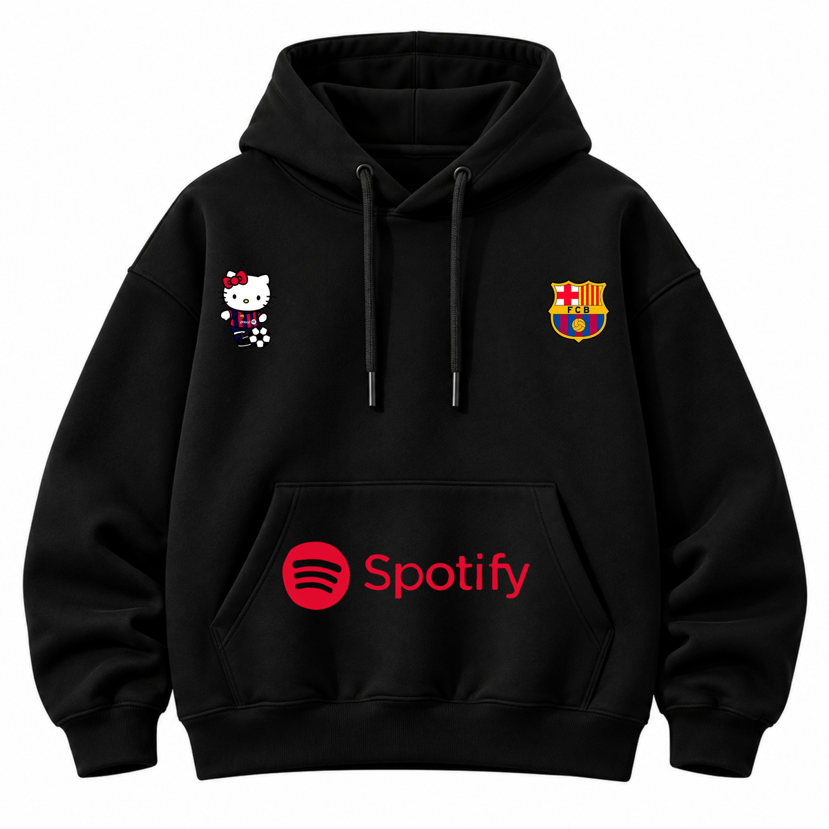 Hello Kitty × Barça هودي