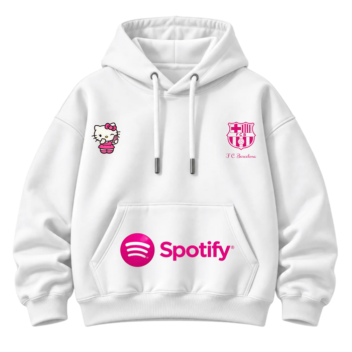 Visca Barça × Hello Kitty | هودي